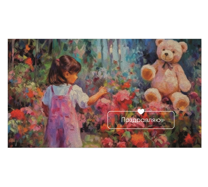 Открытка DecorCenter «Поздравляю» для денег