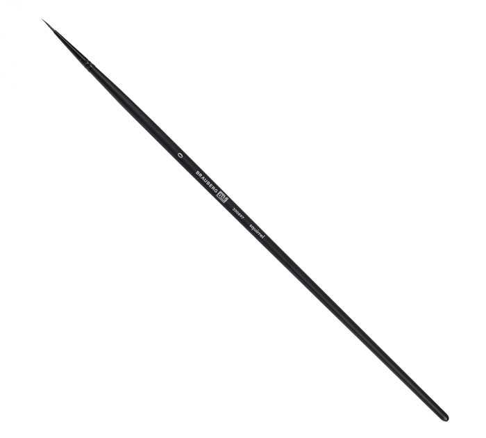 Кисть художественная Brauberg Art «Classic» №0, белка, круглая, длинная ручка