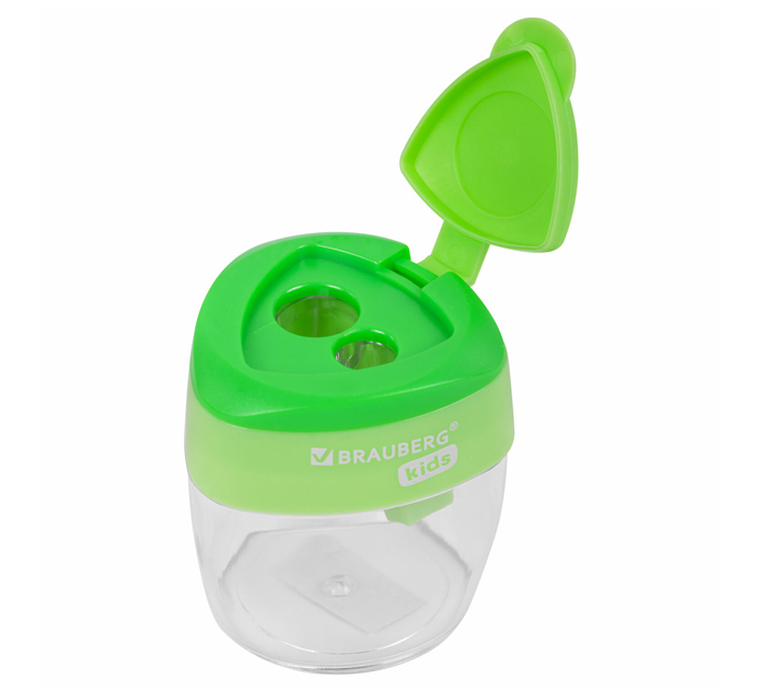 Точилка Brauberg Kids «Maxi» с контейнером, 2 отверстия