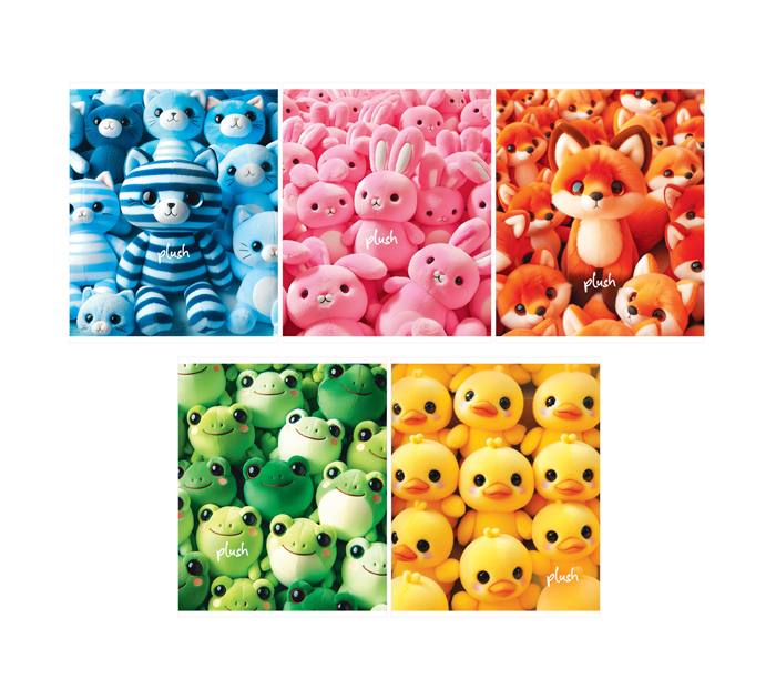 Тетрадь А5 48л  клетка, суперэконом, BG «Plush»