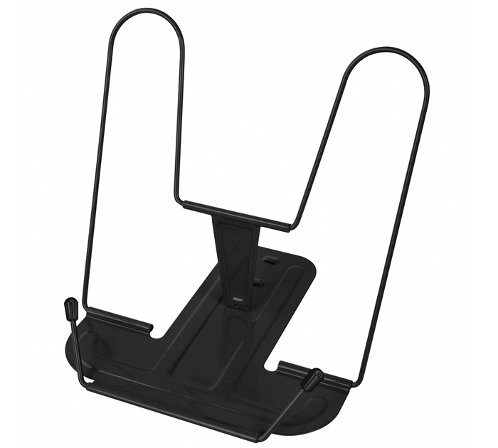 Подставка для книг Brauberg «Line+» металлическая, черная