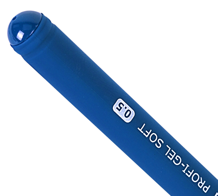 Ручка гелевая Brauberg «Profi-Gel Soft» синий стержень, 0.5мм, линия письма 0.4мм