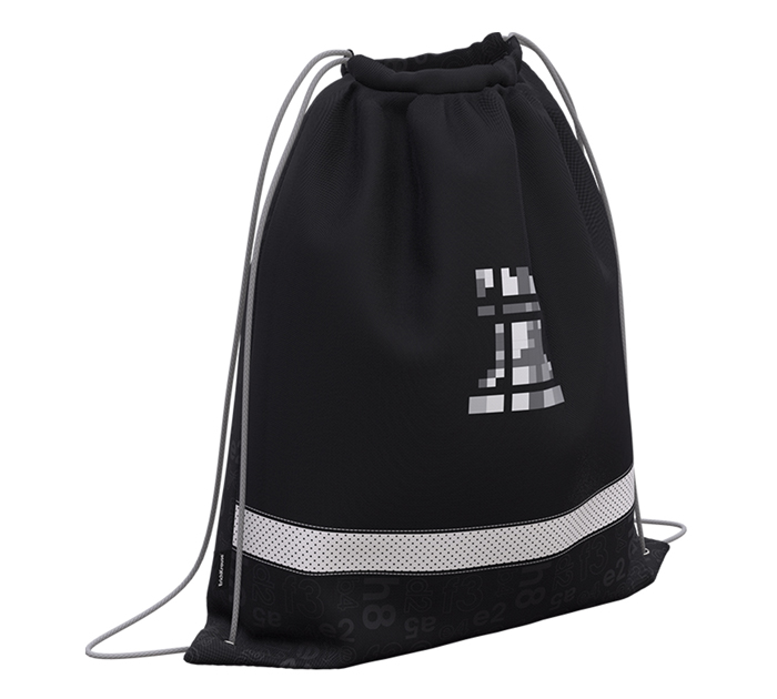 Мешок для обуви Erich Krause «Chess Player» 500х410мм, светоотражающая полоса, с вентиляцией