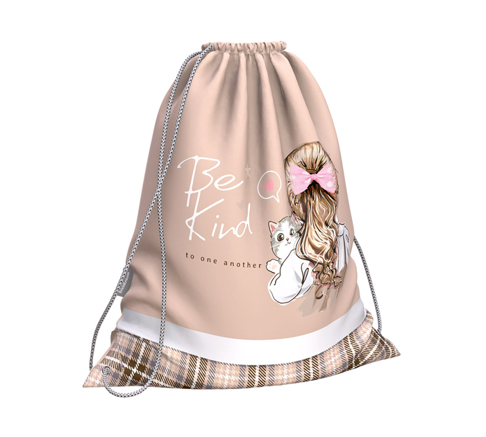 Мешок для обуви Erich Krause «Lovely Friends» 365х440мм, светоотражающая полоса