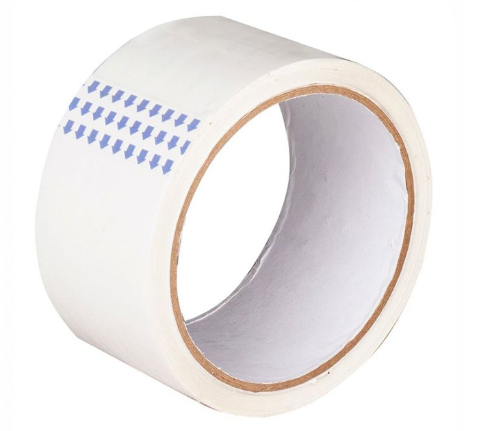 Скотч цветной  белый, 48мм, 63м, 50мкм