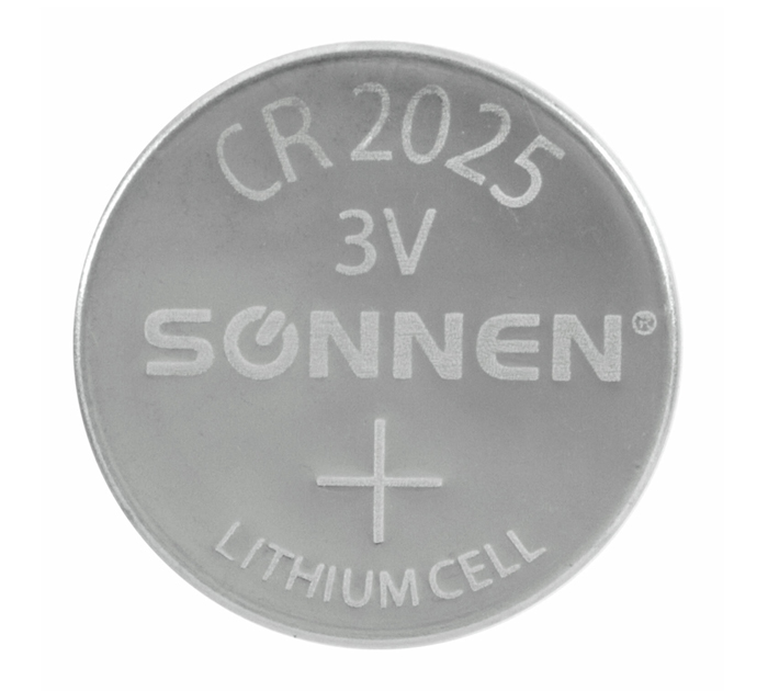 Элемент питания Sonnen «Lithium» CR2025, 2шт