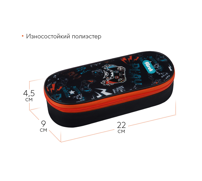 Пенал-футляр Forst «Flawless Victory» 220х90х45мм