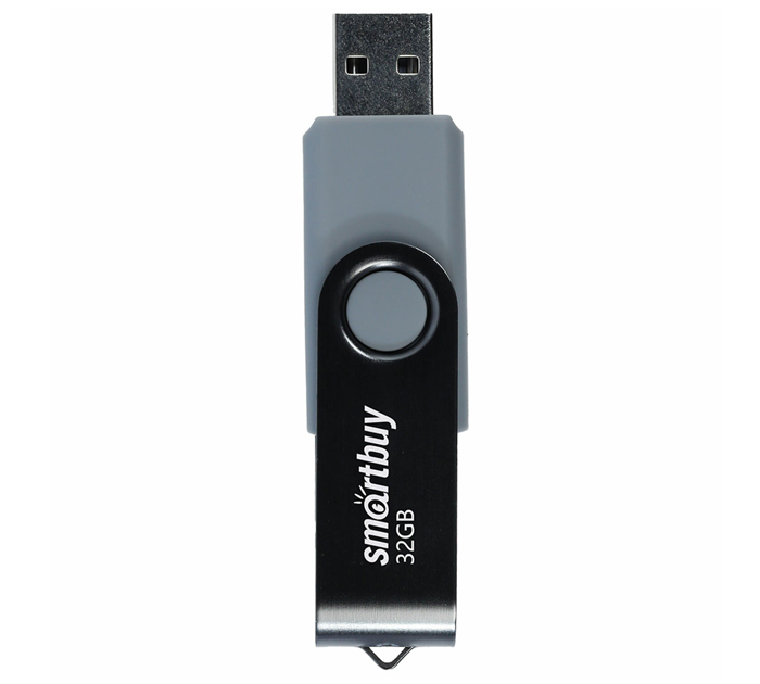 Флэш-карта Smartbuy «Twist» USB2.0, 32Gb, черная