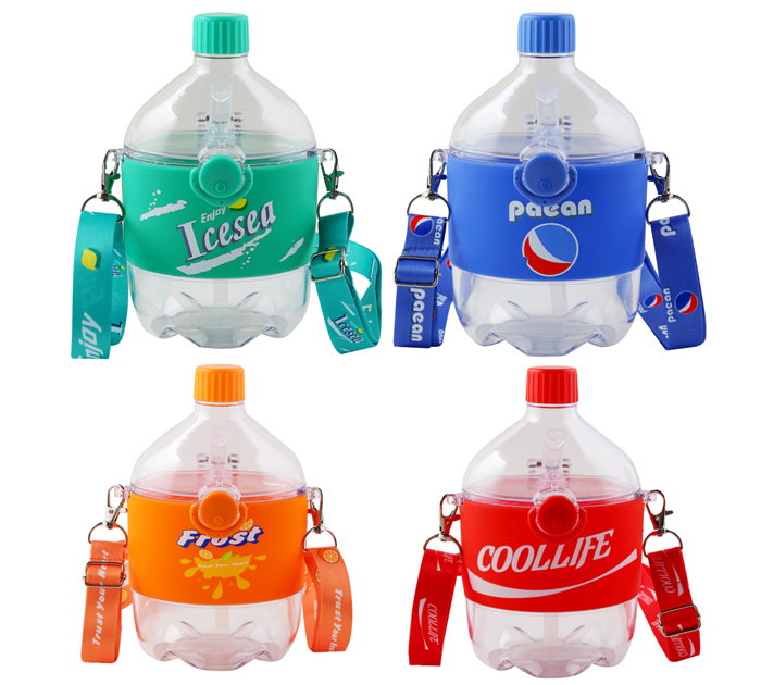 Бутылка Кокос «Drink» для питья, пластиковая, ассорти, 450мл