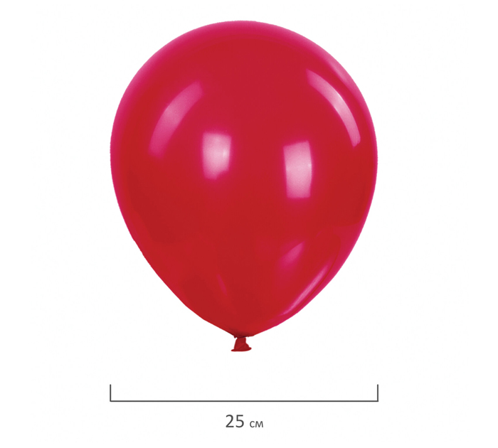Шар надувной Brauberg Kids «Яркие цвета» 25см, ассорти, 1шт