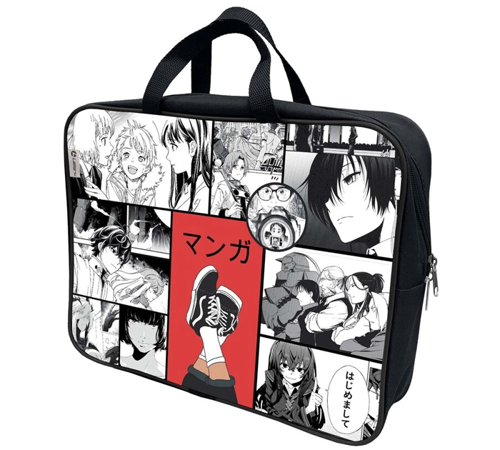 Папка-портфель пластиковый Lamark «Manga» А4, на молнии, 1 отделение