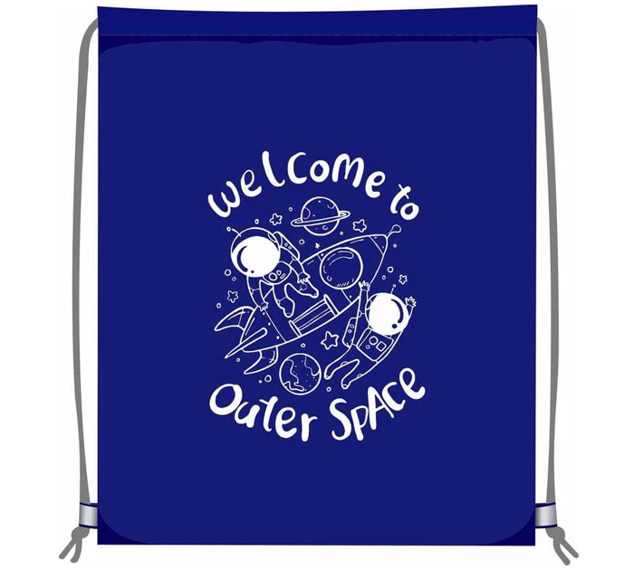 Мешок для обуви Lamark «Space» 340х420мм, светоотражающие элементы