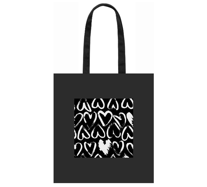 Сумка-шоппер Lamark «Сердечки» 34х37см
