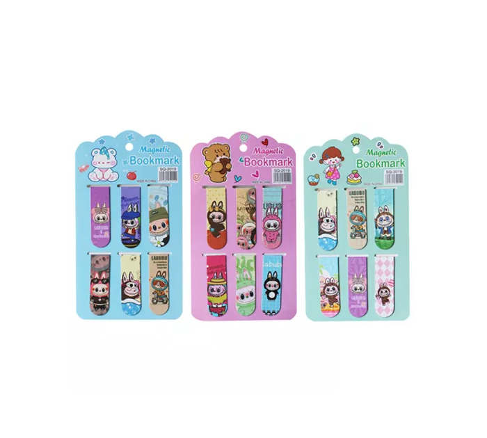 Закладка для книг  магнитная, 6шт