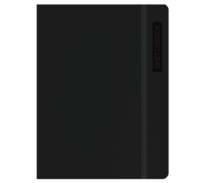 Скетчбук BG «Bright. Black» для акварели, А5, 200г/м2, 40л
