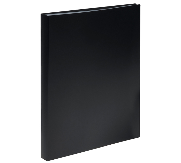 Папка с файлами OfficeSpace «Вита» А4, 60 карманов, пластиковая, черная, 500мкм, 21мм