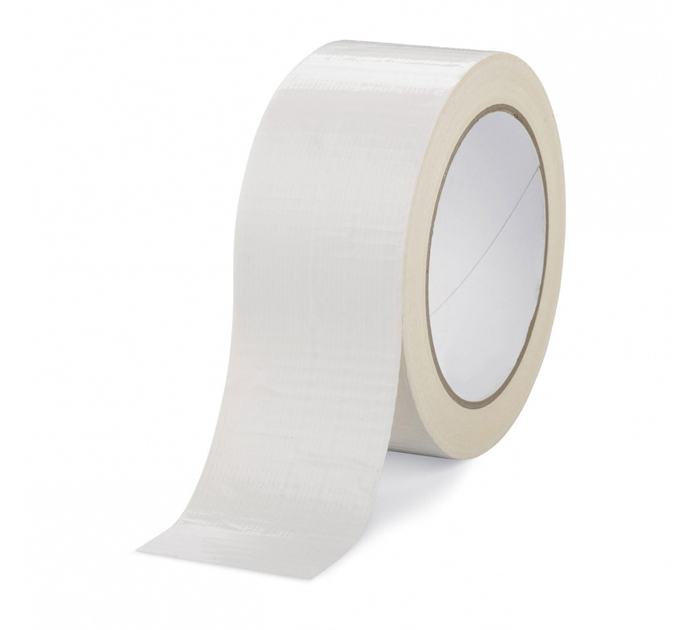 Скотч цветной  белый, 48мм, 66м, 45мкм