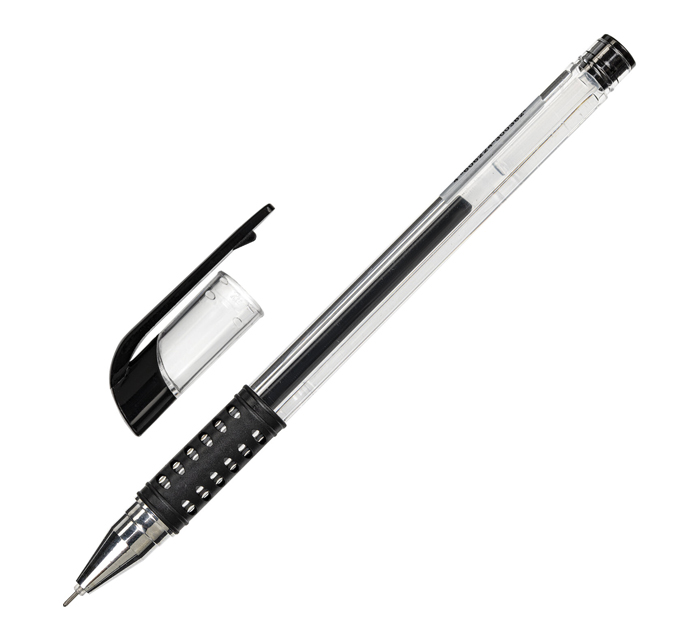 Ручка гелевая Staff «Basic Needle GP-679» черный стержень, узел 0.5мм, линия письма 0.35мм