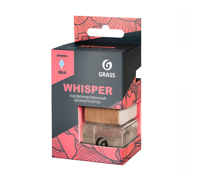 Ароматизатор автомобильный Grass «Whisper» жидкий, 7мл