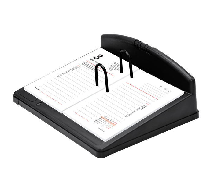 Подставка под календарь Staff «Everyday» пластиковая, черная, 230х180х85мм