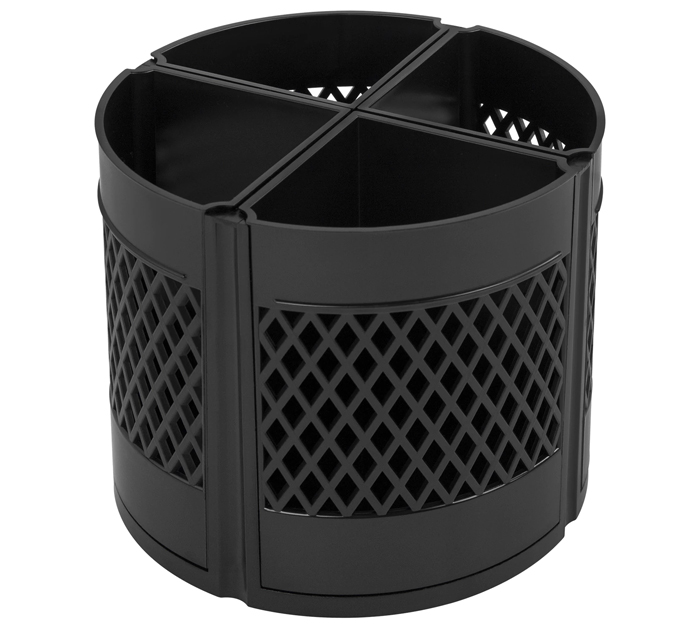 Подставка под канцелярские принадлежности Staff «Octet» 8 отделений, черная