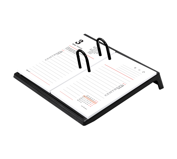 Подставка под календарь Staff «Basic» пластиковая, черная, 205х175х37мм