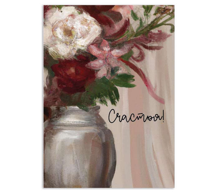 Бирка DecorCenter «Счастья» 50х70мм