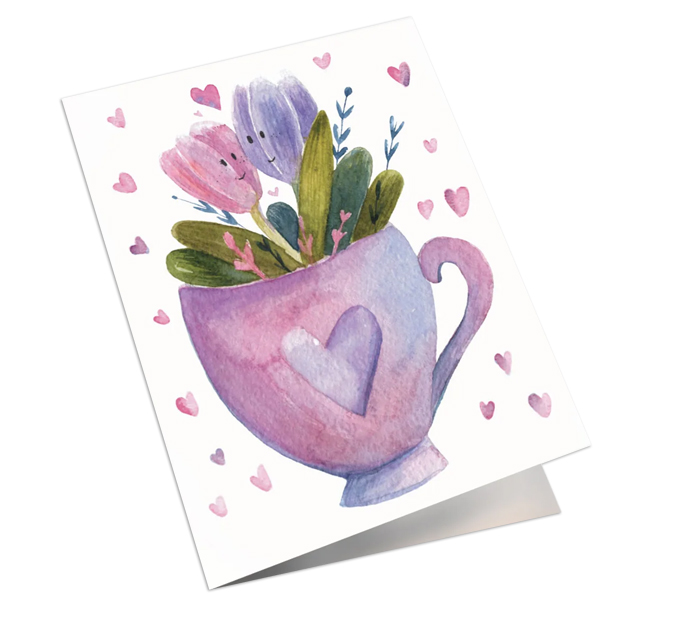 Открытка DecorCenter двойная, мини