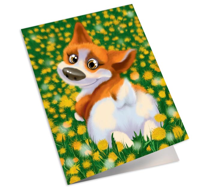 Открытка DecorCenter двойная, мини