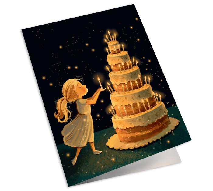 Открытка DecorCenter двойная, мини