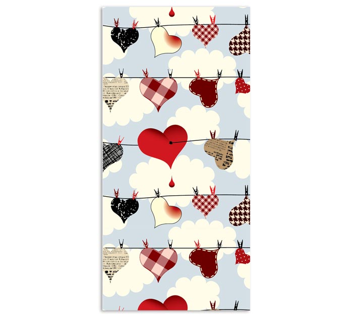 Открытка DecorCenter «Сердечки» для денег