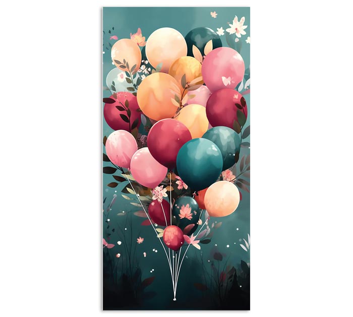 Открытка DecorCenter «Шарики» для денег