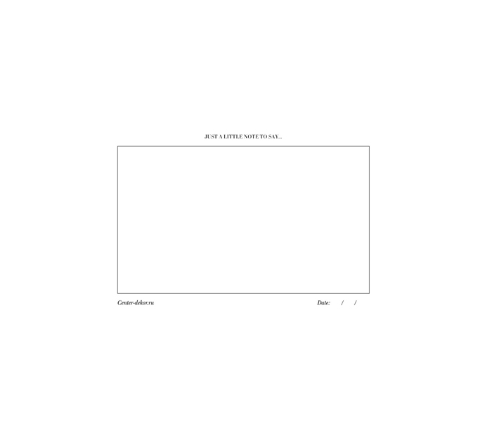 Открытка DecorCenter +конверт, односторонняя, 100х150мм