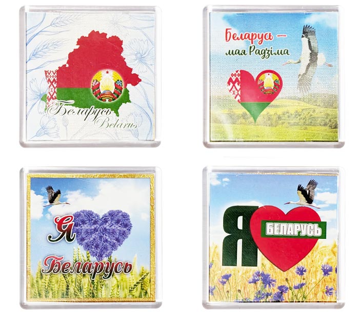 Магнит сувенир. 65*65мм ассорти типография «Победа»