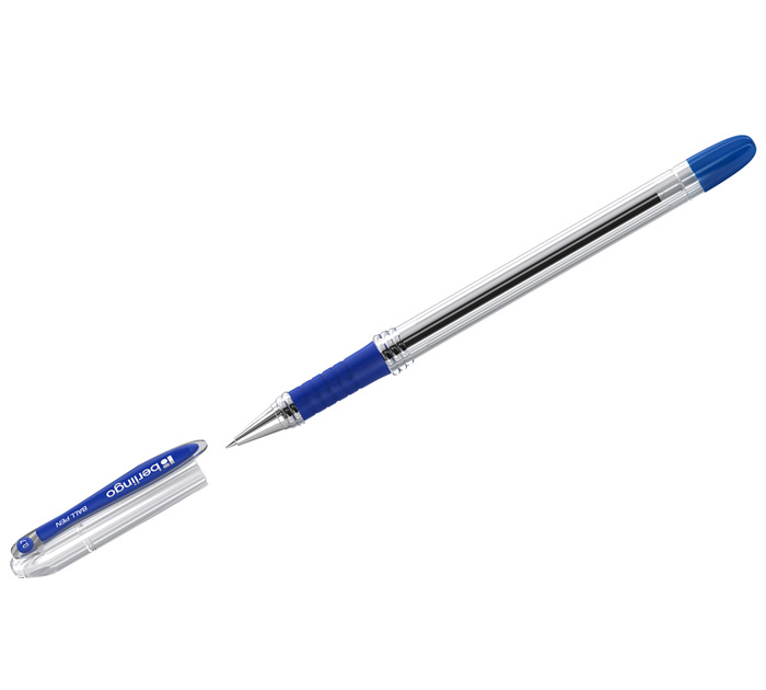 Ручка шариковая Berlingo «I-15» синий стержень, узел 0.7мм, линия письма 0.4мм