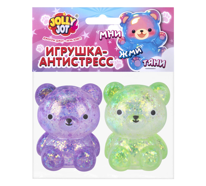 Игрушка -антистресс Jolly Jot Медведики 2шт.