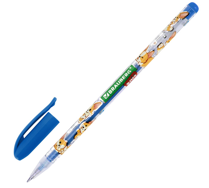 Набор гелевых ручек Brauberg Kids «Cute animals» 6 цветов, узел 1.0мм, линия письма 0.7мм