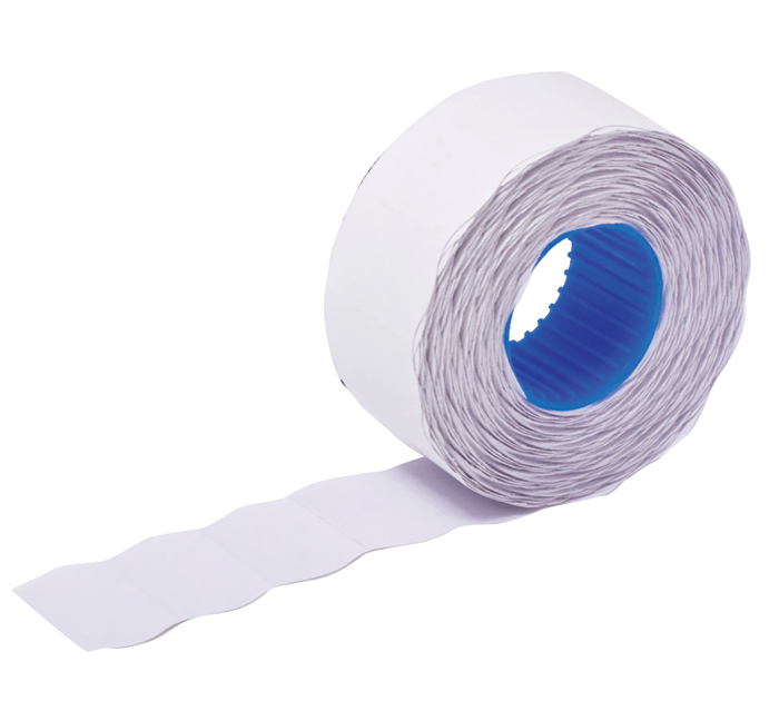 Этикет-лента Brauberg 22х12мм, однострочная, овальная, белая, 800шт