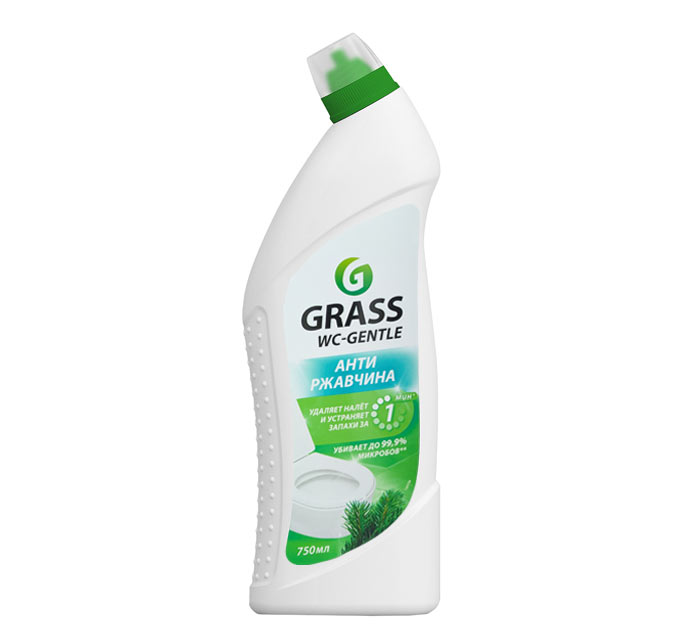 Средство для мытья сантехники и кафеля Grass «WC-gel Gentle» 750мл