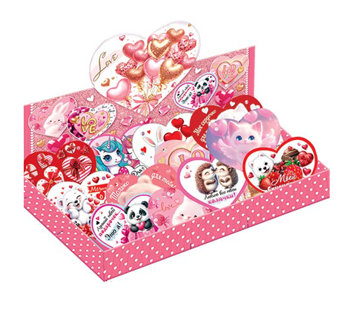 Открытка -подвеска Валентинка