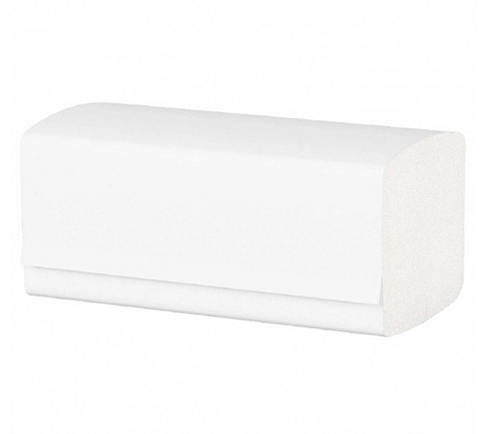 Полотенце бум. V-сложения односл.  200шт. 100% целлюлоза бел. Nova veta premium 25