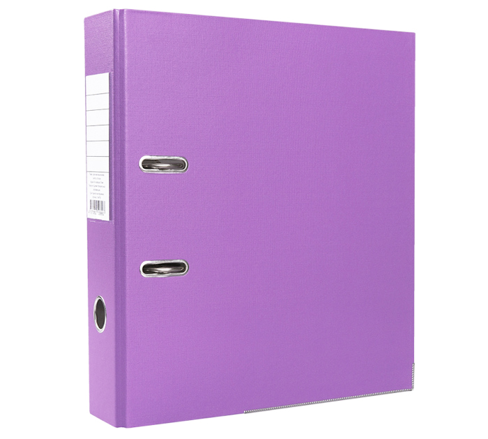 Папка-регистр. А4 50мм фиол. ПВХ