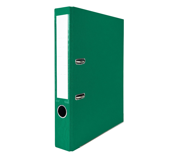 Папка-регистр. А4 50мм зел. ПВХ