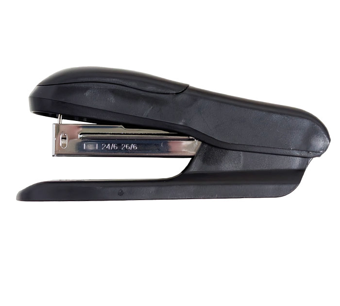 Степлер  №24/6-26/6, на 30л, пластиковый, черный