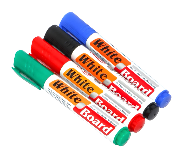 Маркеры для доски (набор)  4 цвета, 3мм