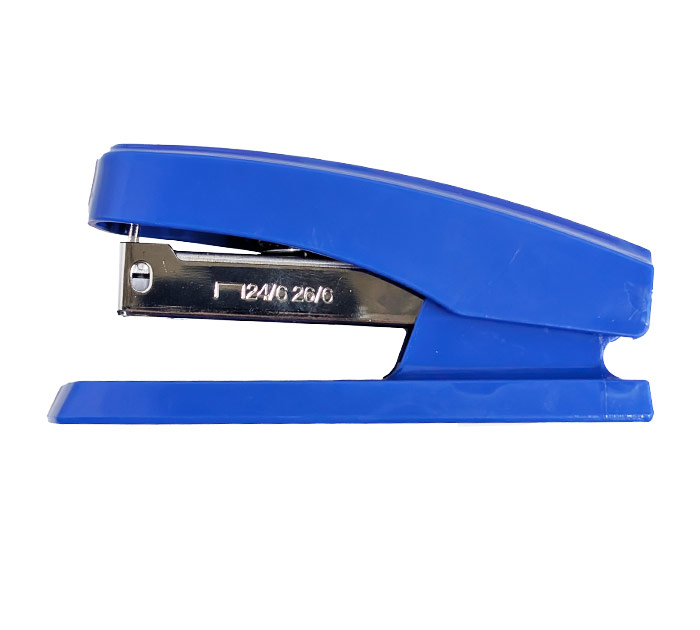 Степлер  №24/6-26/6, на 20л, синий