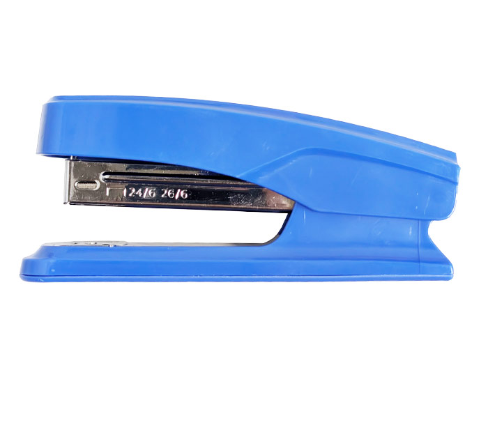 Степлер  №24/6-26/6, на 20л, синий