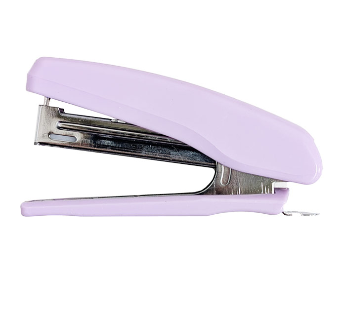 Степлер  №10, на 16л, пластиковый, лавандовый