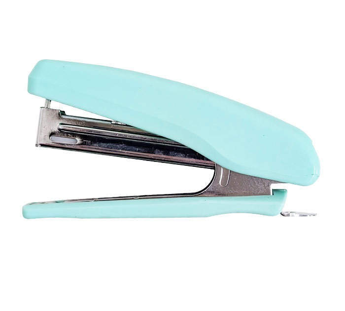 Степлер  №10, на 16л, пластиковый, мятный