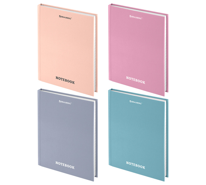 Блокнот А6 на сшивке Brauberg клетка, 80л